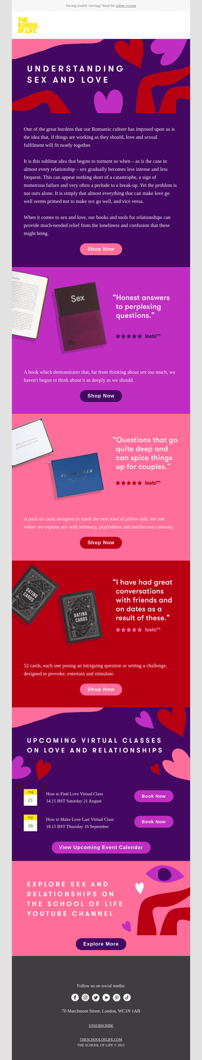 The School of Life on sex and relationships