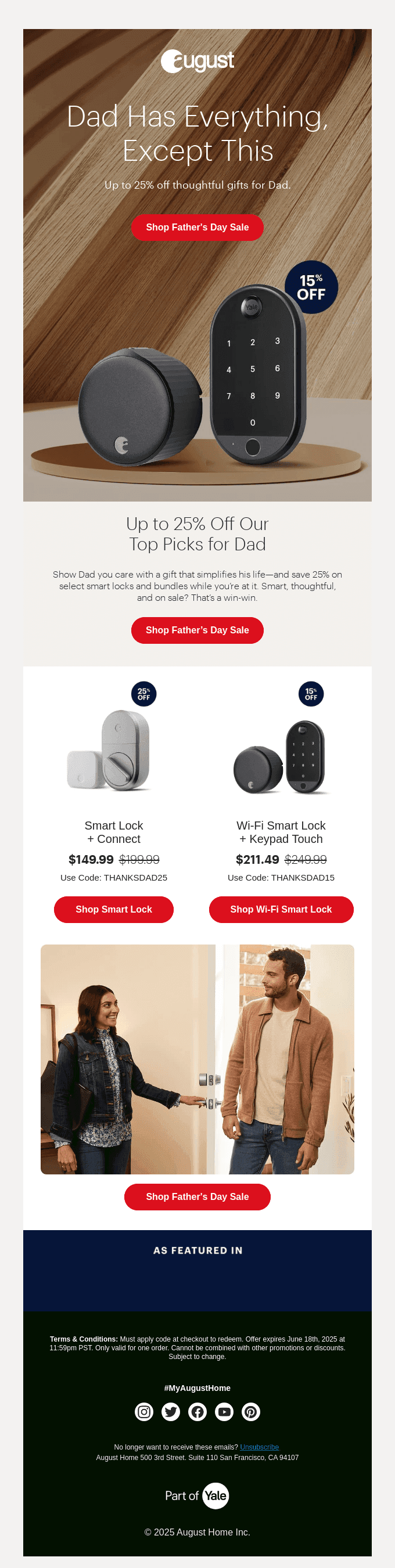 The Smartest Gift for Dad – Now up to 25% Off