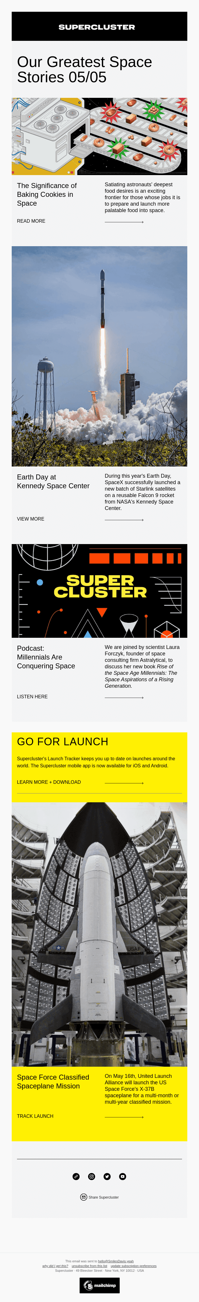 The Supercluster Newsletter 05.05.20