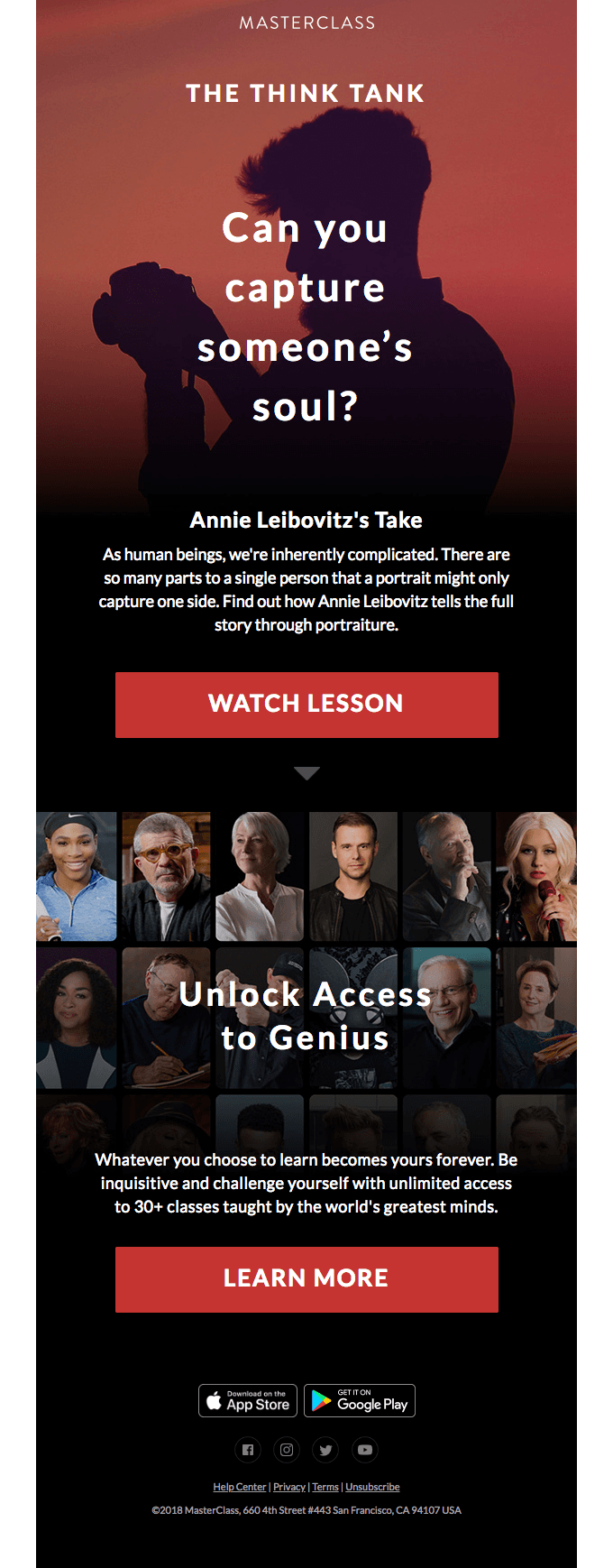 The Think Tank: Annie Leibovitz on capturing someone’s soul