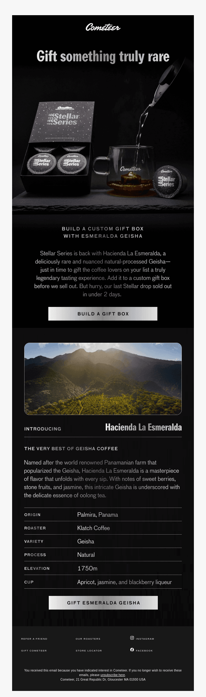 The ultimate ☕ gift: our latest STELLAR drop