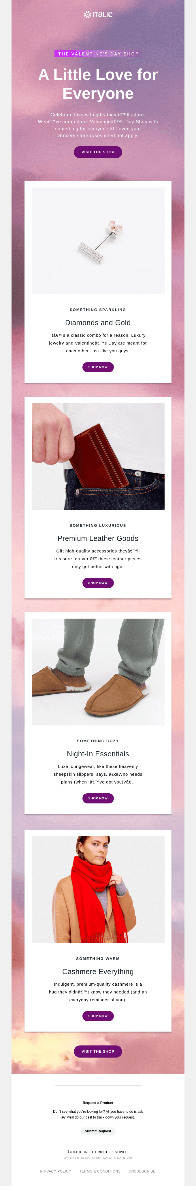 The Valentine’s Day Shop is here