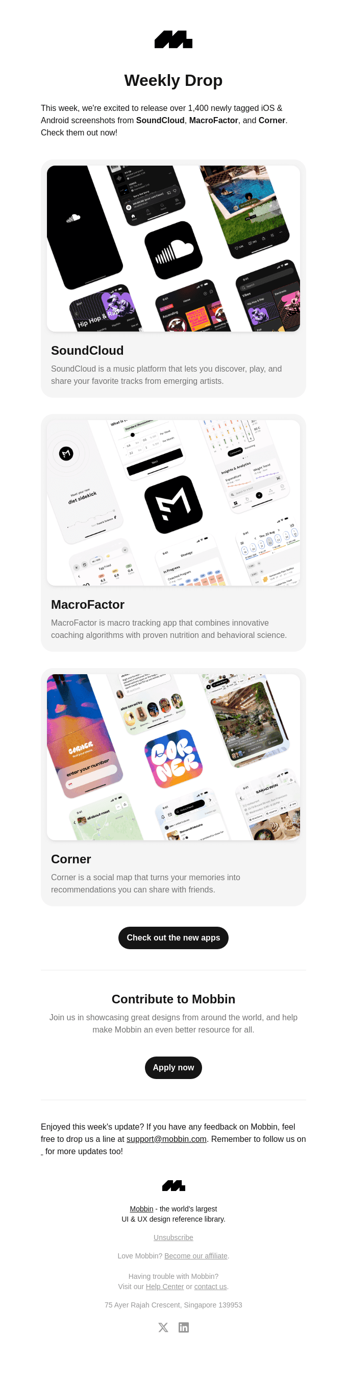 The Weekly Drop: MacroFactor, SoundCloud, and 1 more...