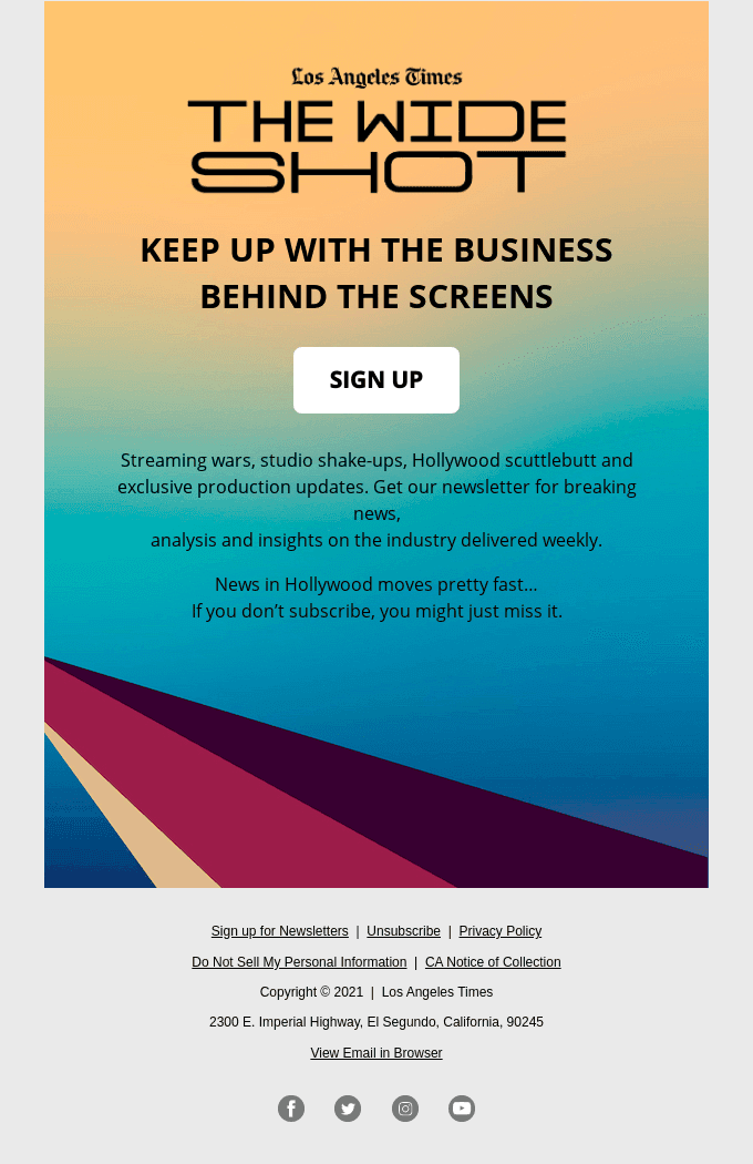 The Wide Shot: an entertainment business newsletter