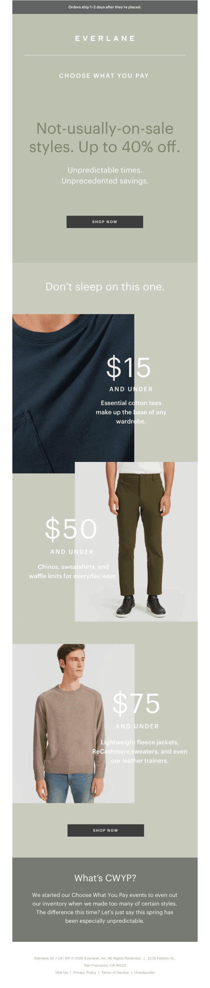 These Styles Wouldn’t Usually Go On Sale