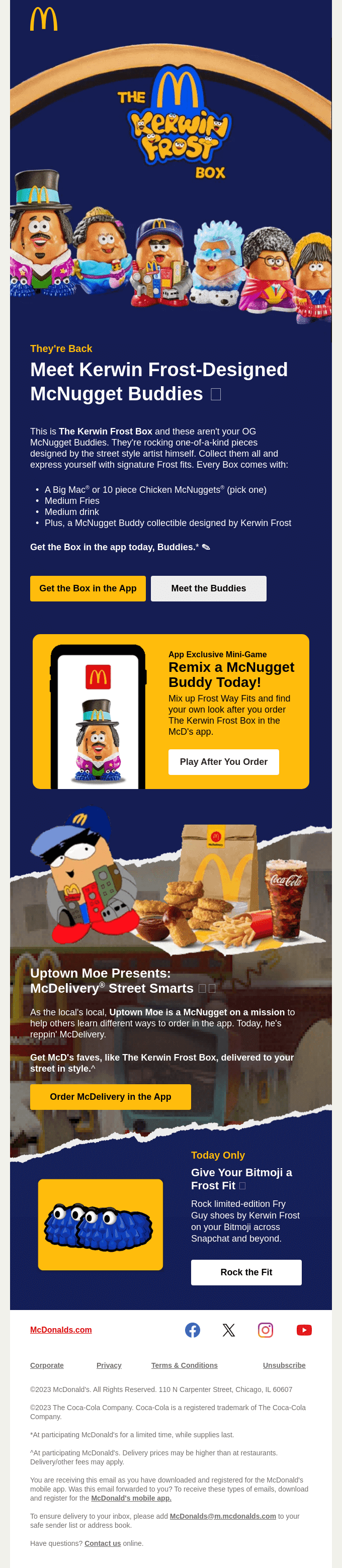They’re Back: Meet NEW McNugget Buddies designed by Kerwin 🎩