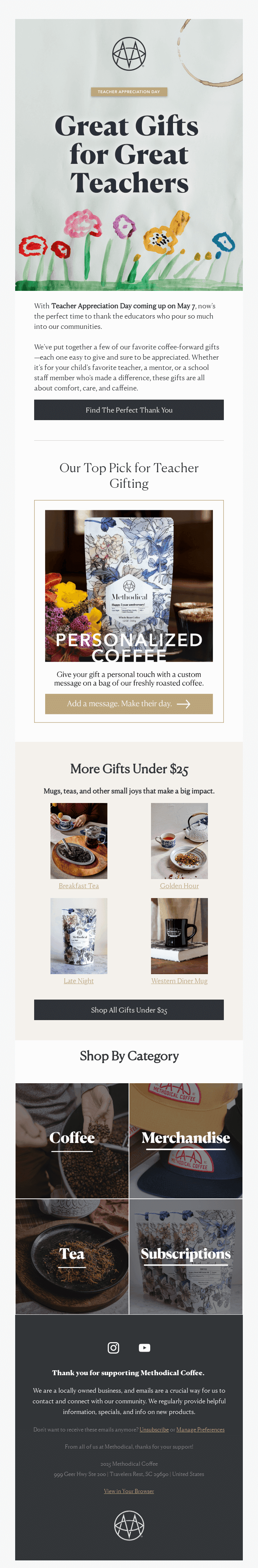 ☕ Thoughtful Gifts for the Teachers Who Do It All 🍎