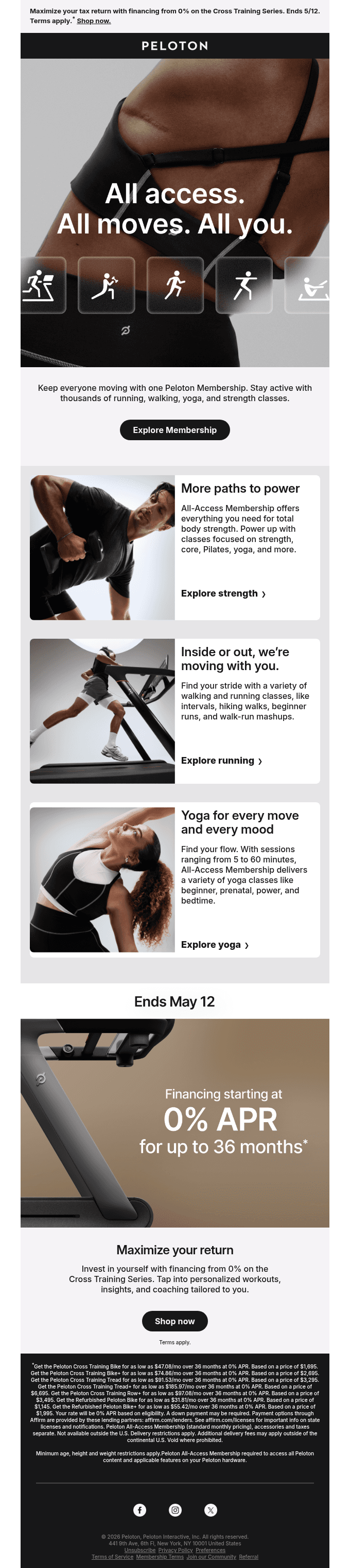 Thousands of classes. One Membership.