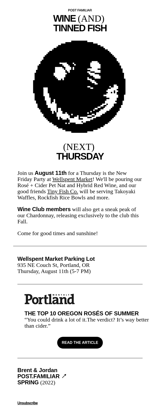 Thursday is the new Friday Party