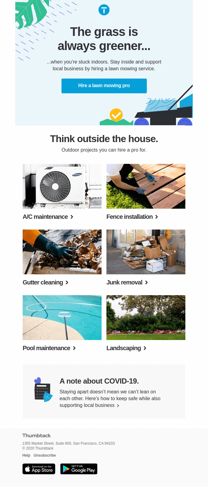 Tip: hire a pro for your outdoor projects