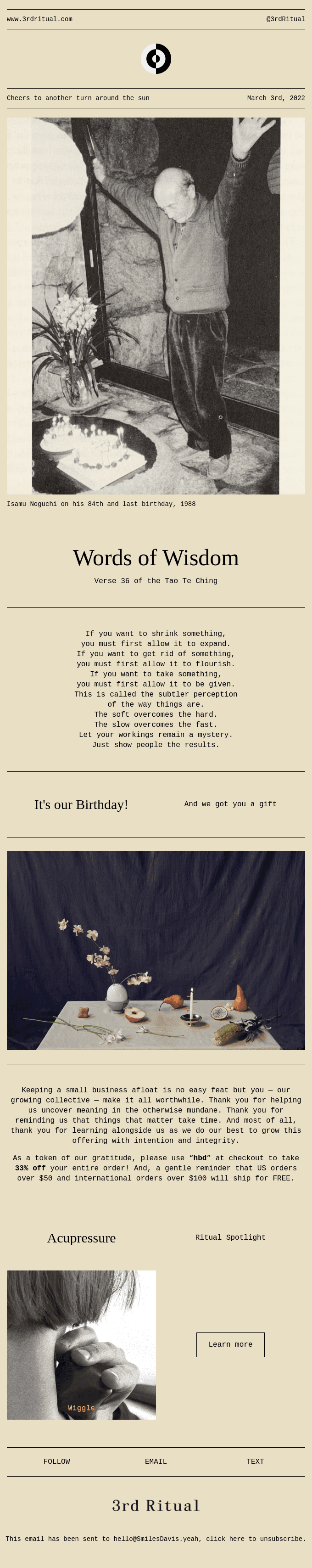 Today is our birthday and we got you a gift!