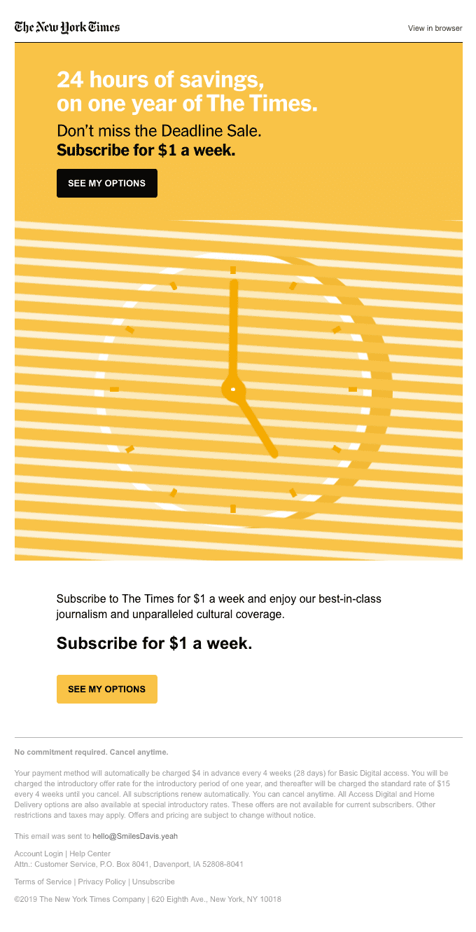 Today is the Deadline Sale. Tomorrow it’s over.