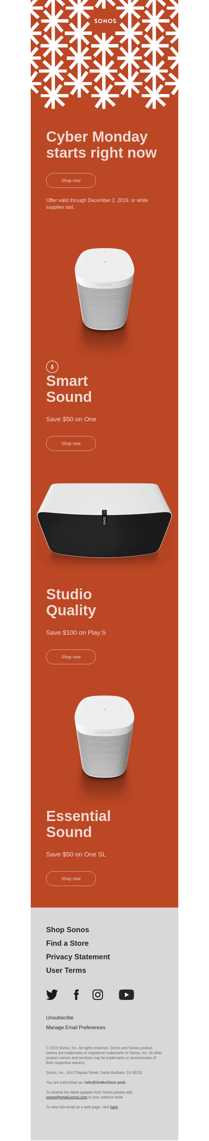 Today only: Save $100 on great sound