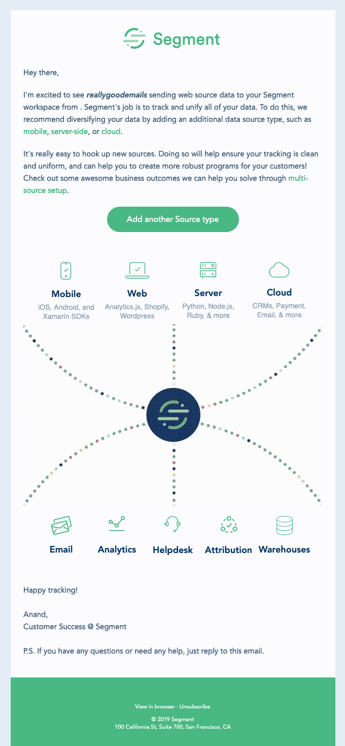 Track ALL of your data (not just web) by diversifying sources