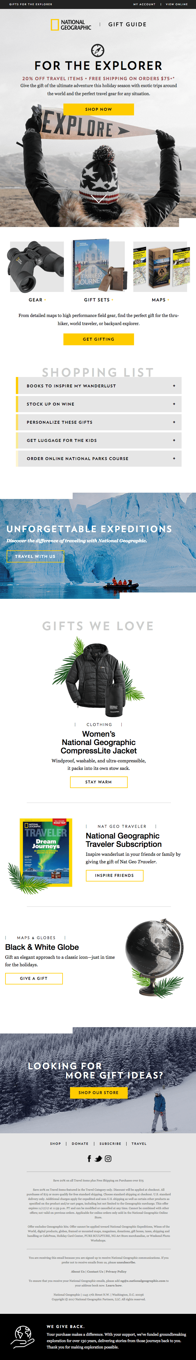 Travel and Adventure Gift Guide – Save 20%