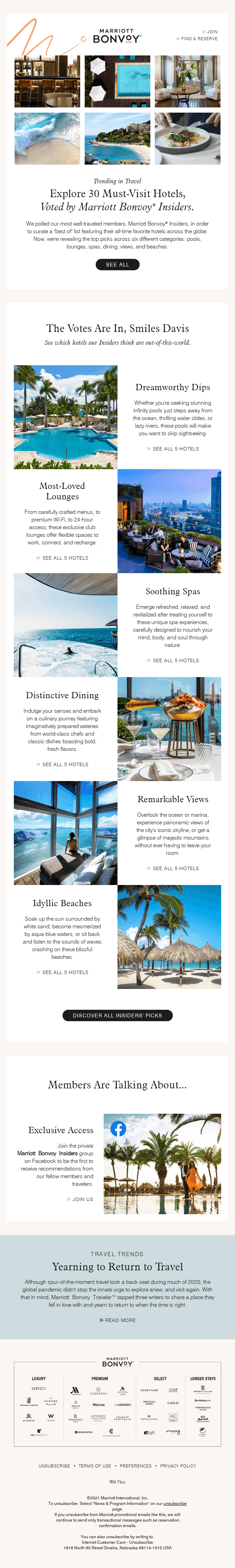 Trending in Travel: See Marriott Insiders' Favorite Picks