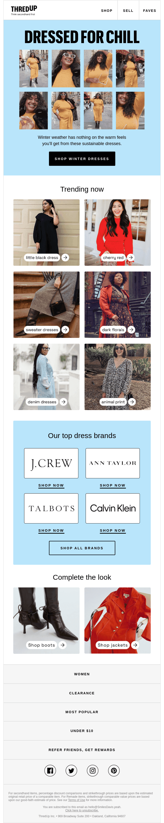 Trending winter dresses up to 90% off est. retail 🤯