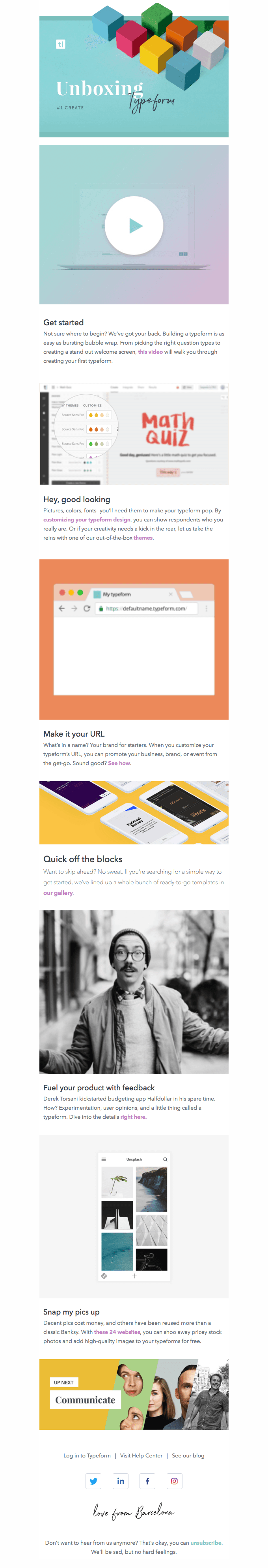 Unboxing Typeform: Create (1 of 4)