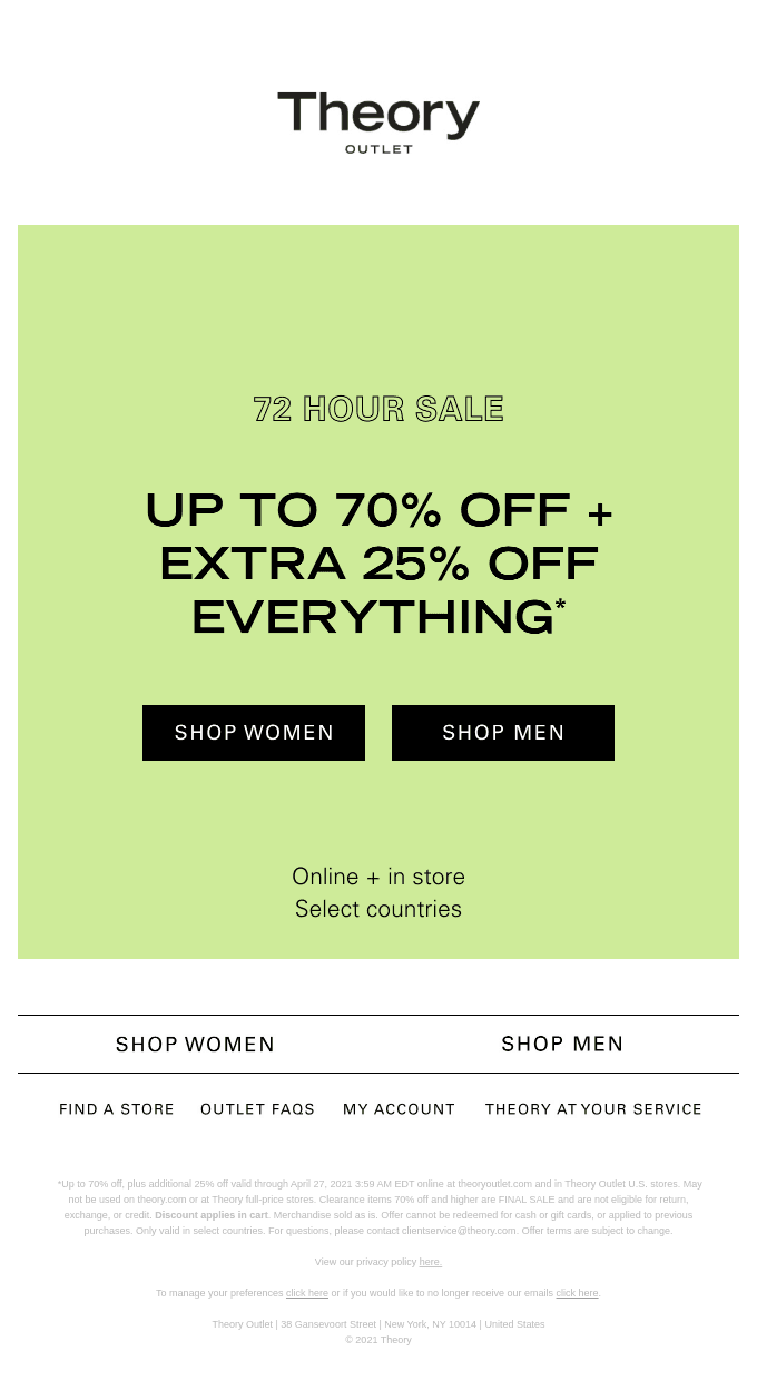 Up to 70% Off + Extra 25% Off—48 Hours Left