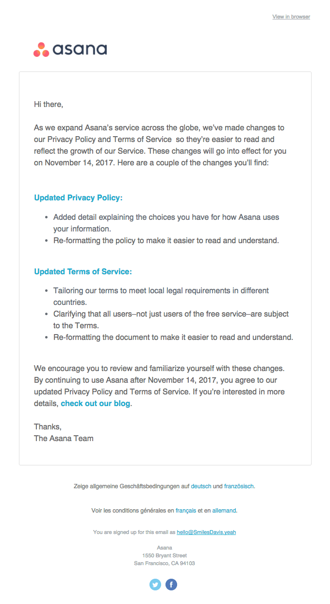 Updates to our Privacy Policy & Terms of Service