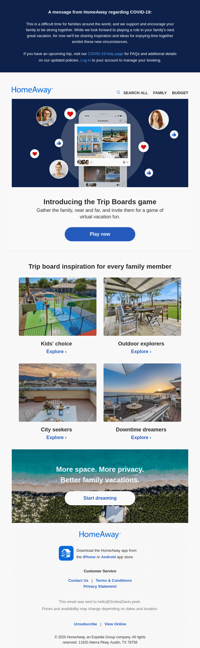 Vacation from home: Play the Trip Boards game