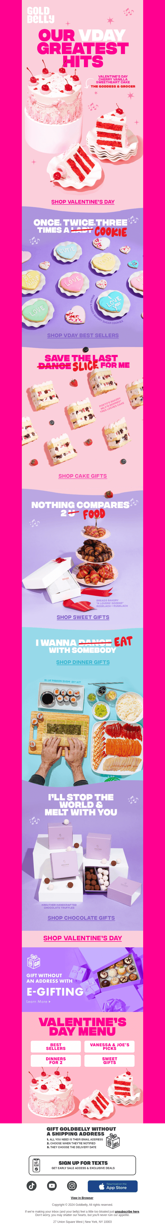 Valentine’s Day’s Greatest Hits, Shipped to You 💖
