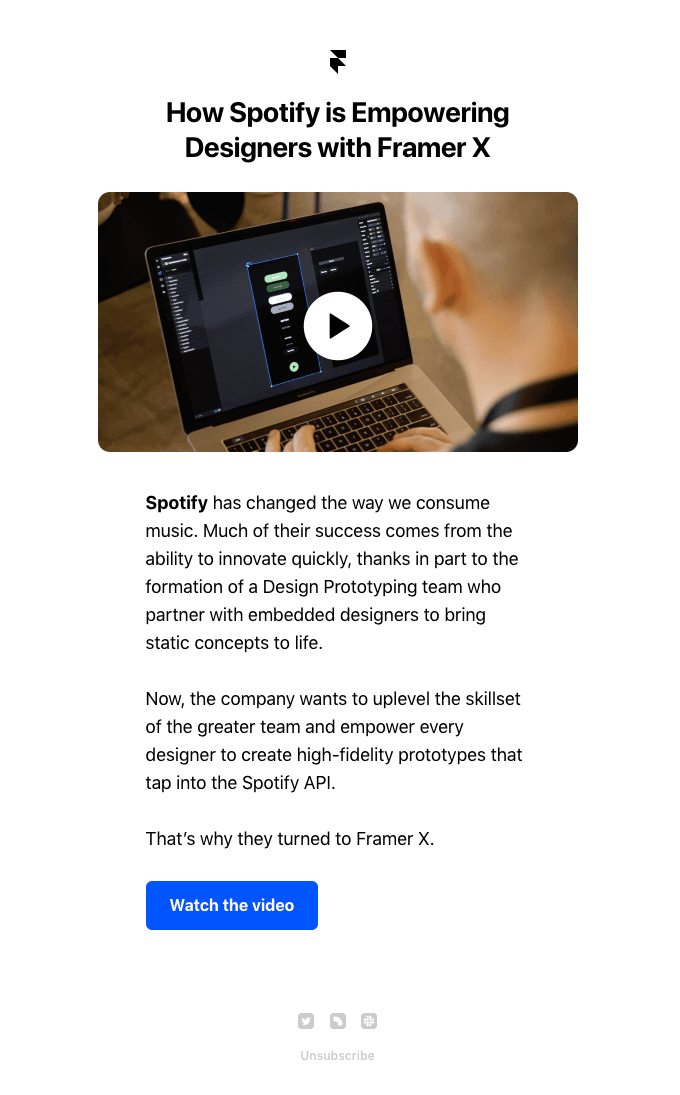 Video story: Why Spotify uses Framer X