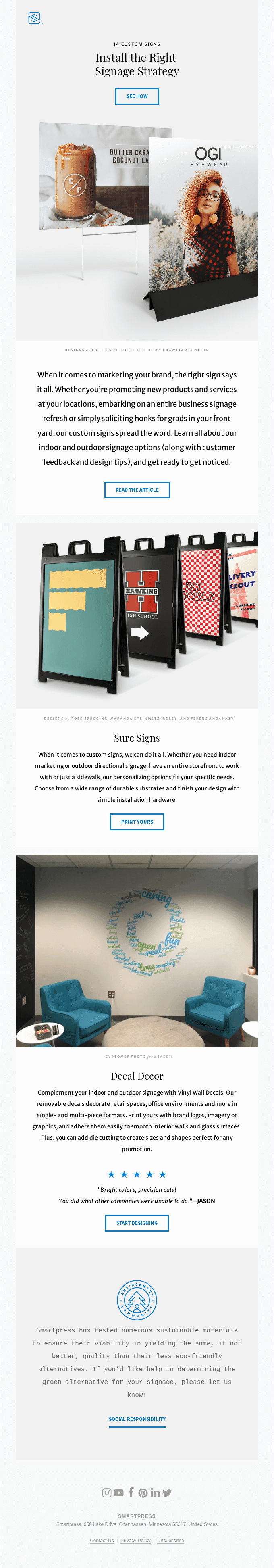 Vital Signs: How to Choose Custom Signage for Indoor or Outdoor Use