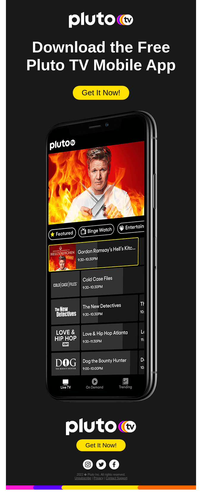 Watch Pluto TV for FREE on Your Smartphone