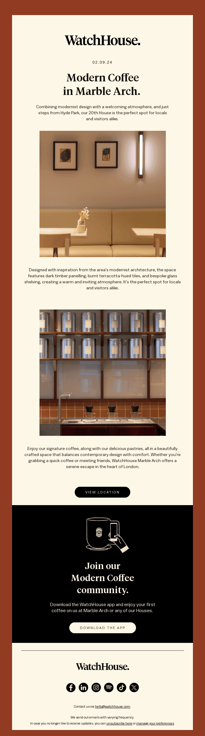 WatchHouse Marble Arch is now open.