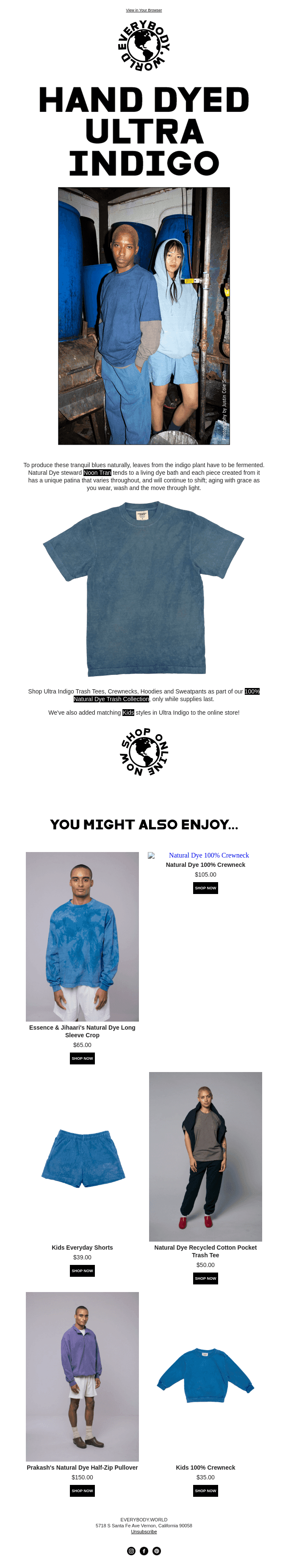 WE FOUND SOME EXTRA ULTRA INDIGO