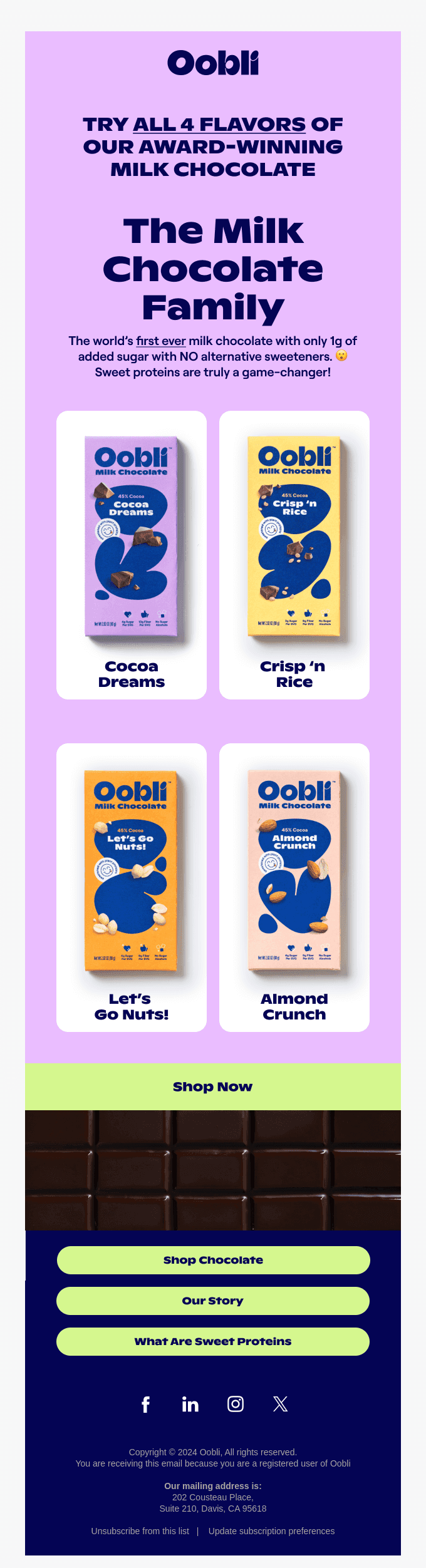 We have award-winning chocolate 🥇