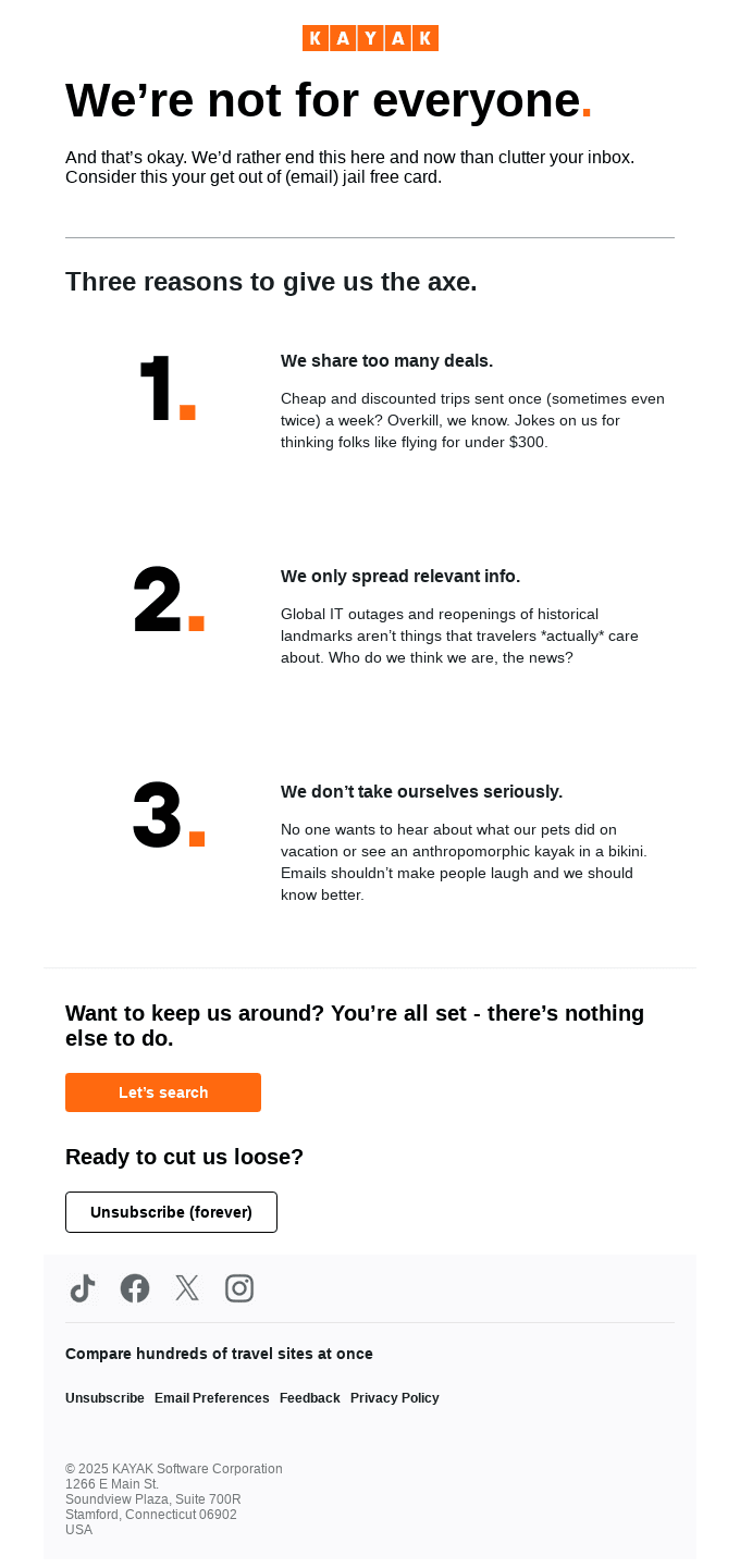 Email Marketing Esempi: 15 Email da cui prendere ispirazione 5 We noticed you don’t read our emails. 🥺
