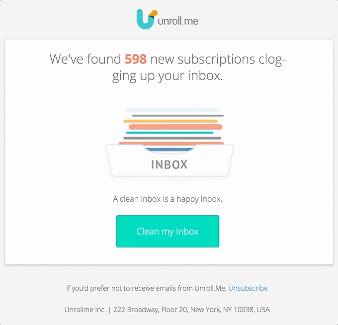 📬️ We’ve found 598 new subscriptions