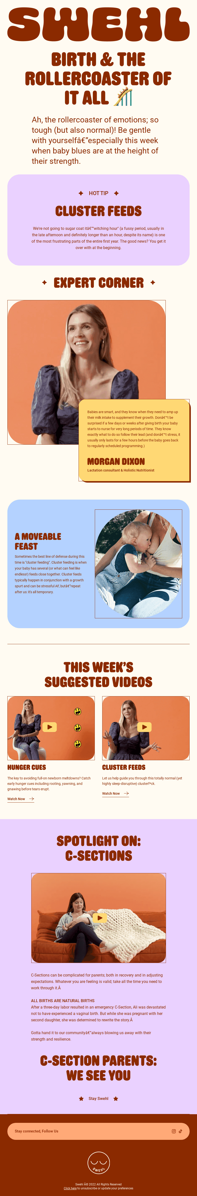 Week 2: Cluster Feeds & Witching Hour