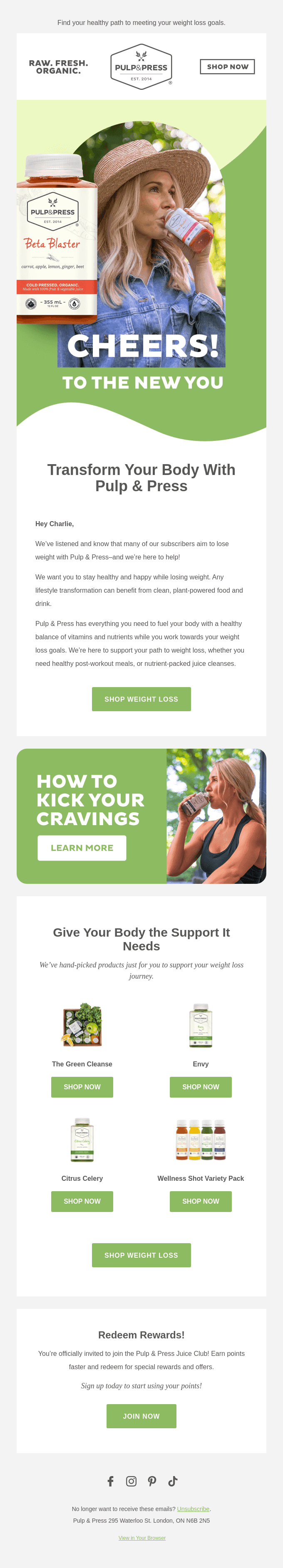 Weight loss doesn’t have to come with costs. 🥬