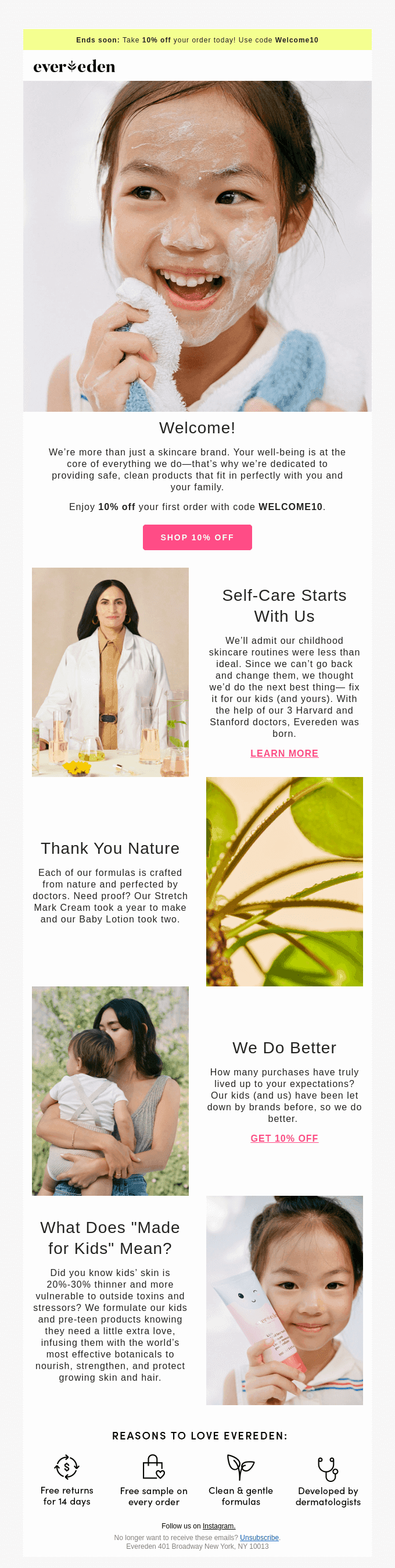 Welcome! Here’s your 10% off + a free gift