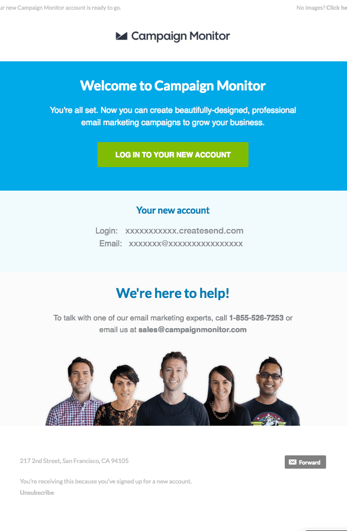 Welcome Series: Thanks for signing up!
