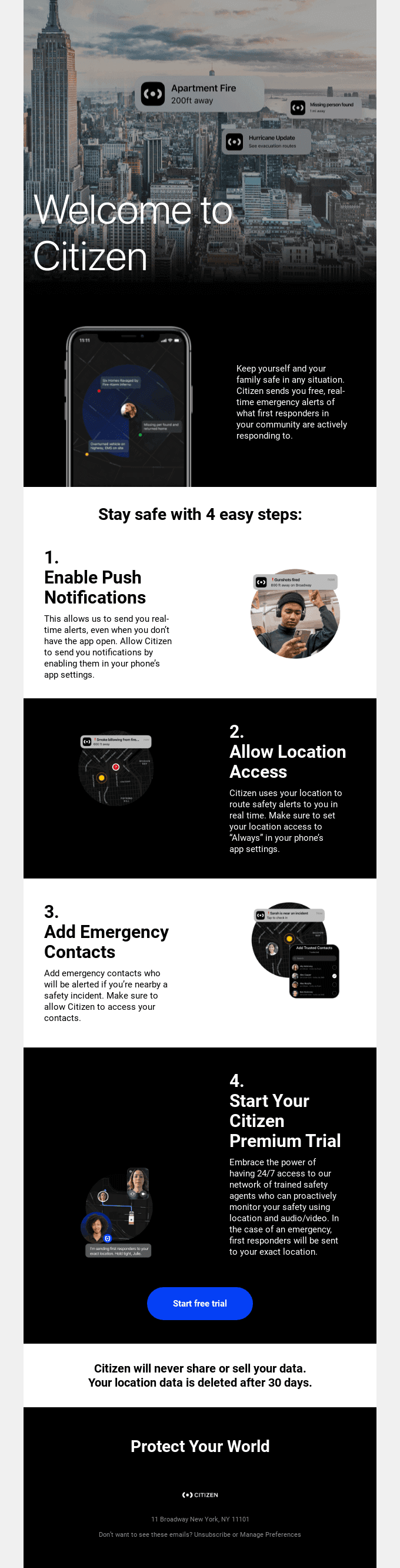 Welcome to Citizen! Let’s get you started.