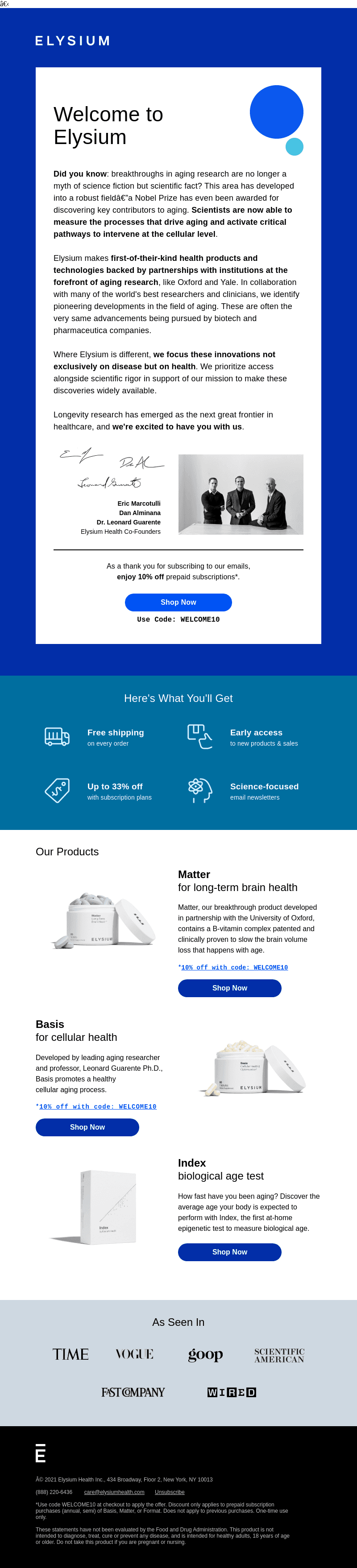 Welcome to Elysium | Your Special Offer Is Here