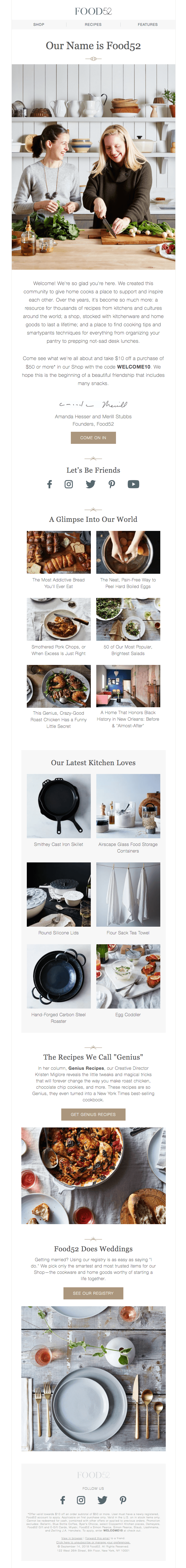 Welcome to Food52! Make yourself at home.