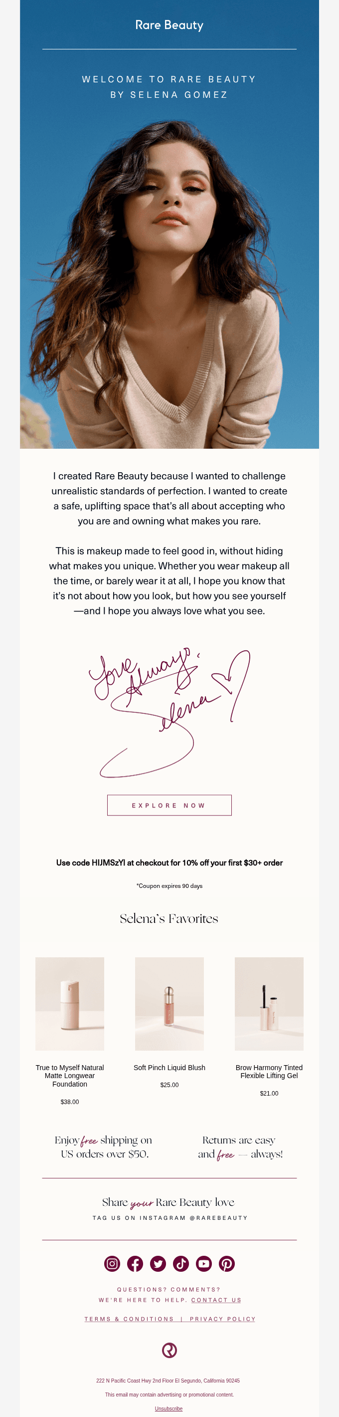 Welcome to Rare Beauty by Selena Gomez