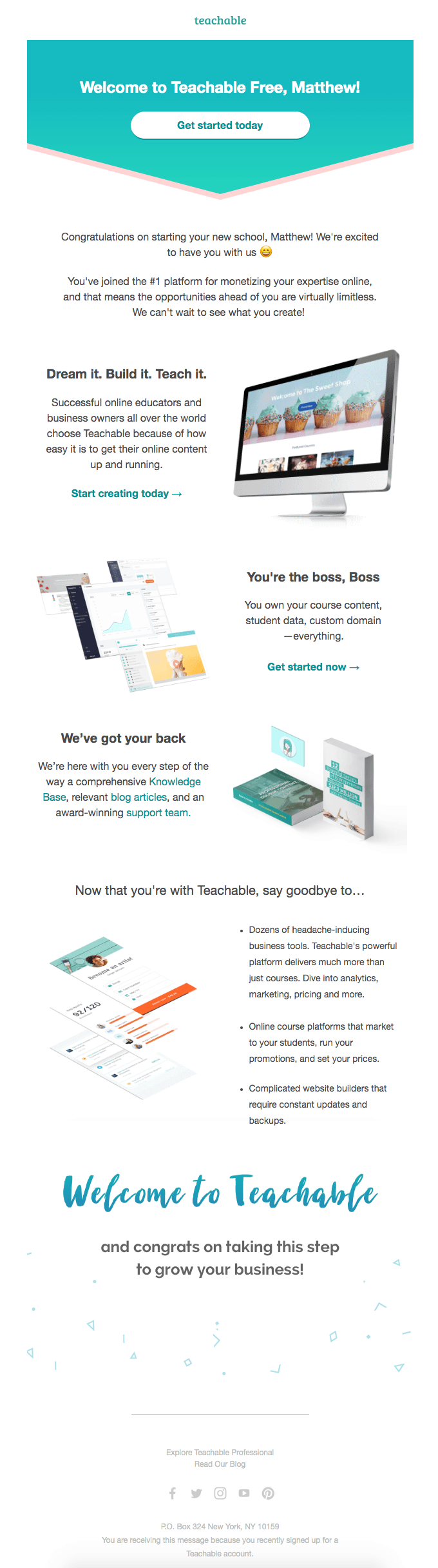 Welcome to Teachable, Smiles Davis!