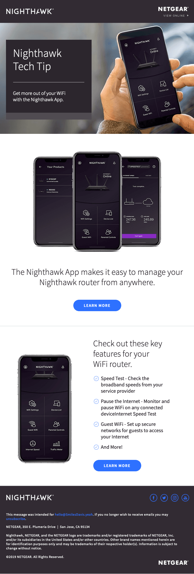 Welcome to the Nighthawk family!
