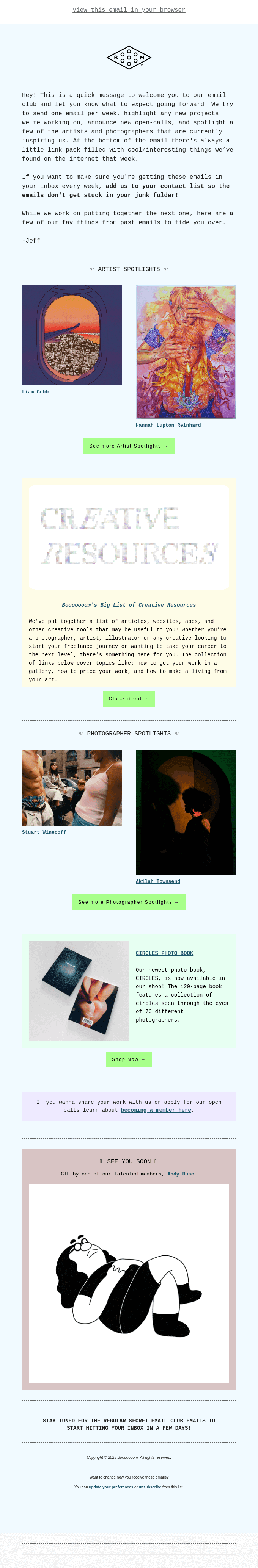 Welcome to the Secret Email Club 🔥