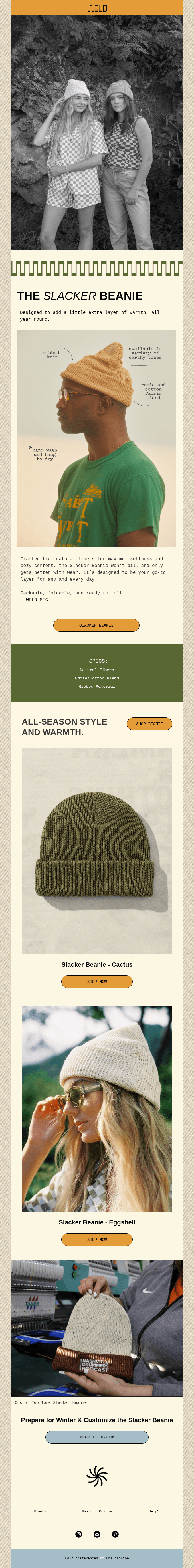 Add for Warmth!
