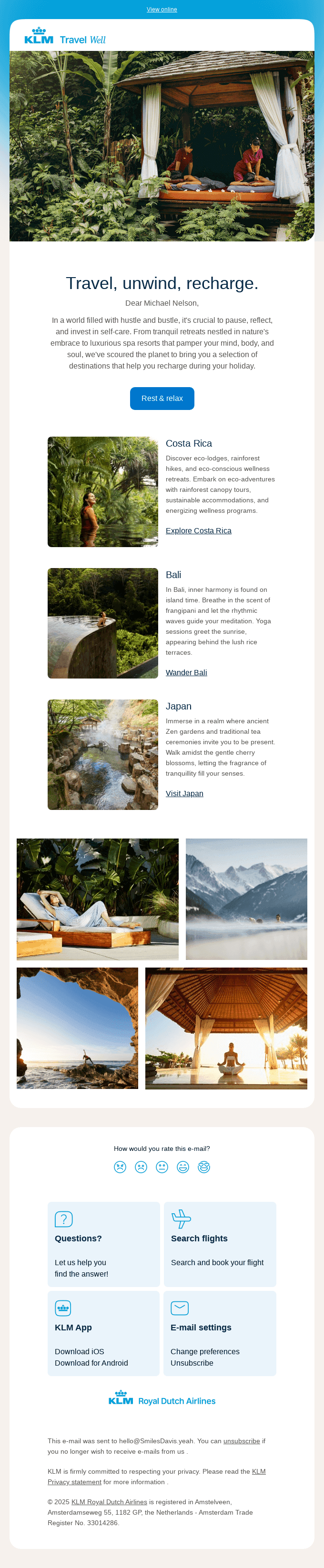 Wellness wanderlust: your journey to relaxation