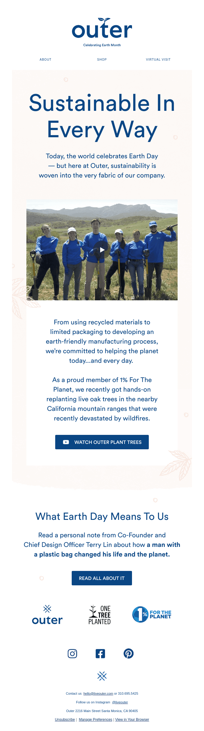 Weβre Celebrating Earth Day Today & Every Day