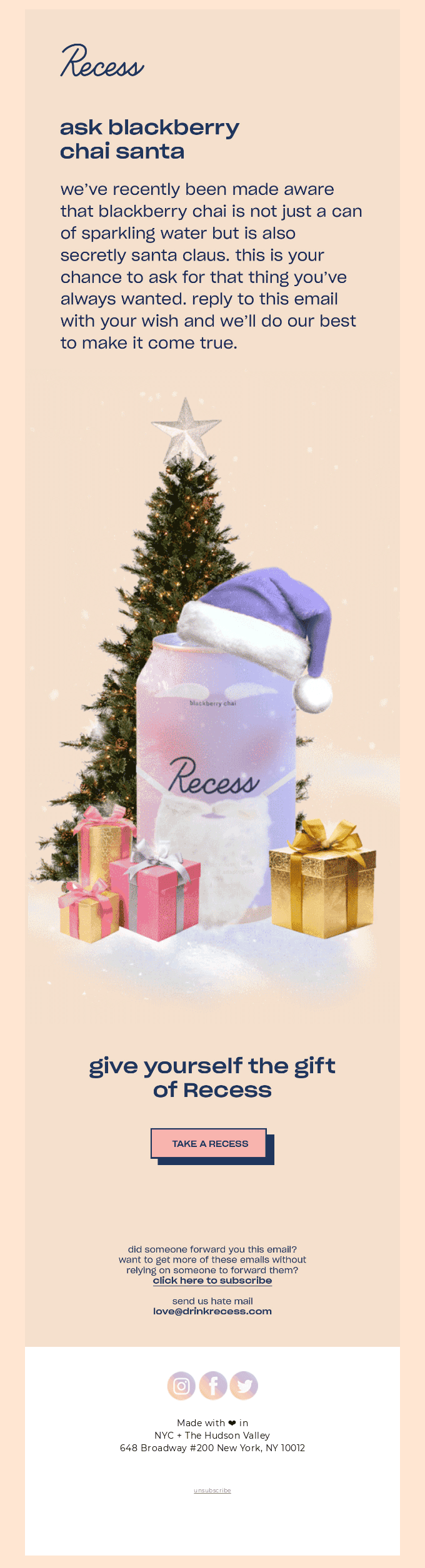we’re giving away free stuff (aka gifts)