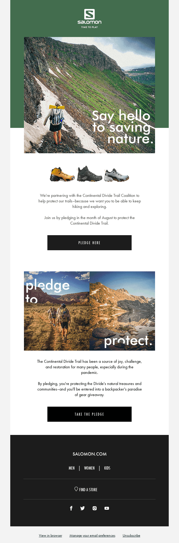 We're partnering to protect our hiking trails